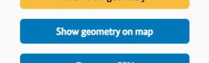 "Show geometry on map" button in the "Geometry" menu "Show geometry on map" button in the "Geometry" menu